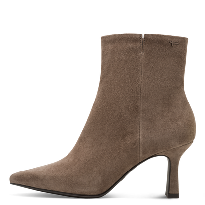Tamaris Pointed Toe High Heeled Suede Leather Boot 25358