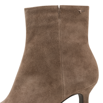 Tamaris Pointed Toe High Heeled Suede Leather Boot 25358