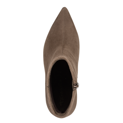 Tamaris Pointed Toe High Heeled Suede Leather Boot 25358