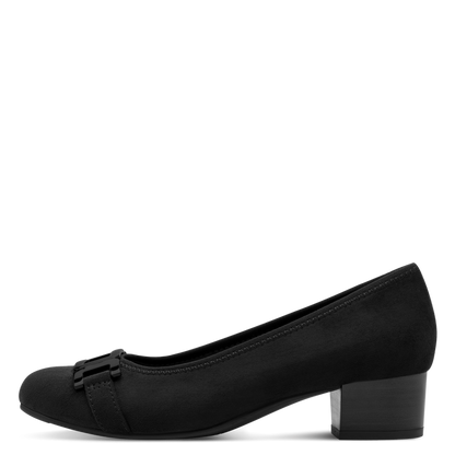 Jana Block Heel Court Shoe 22369-45