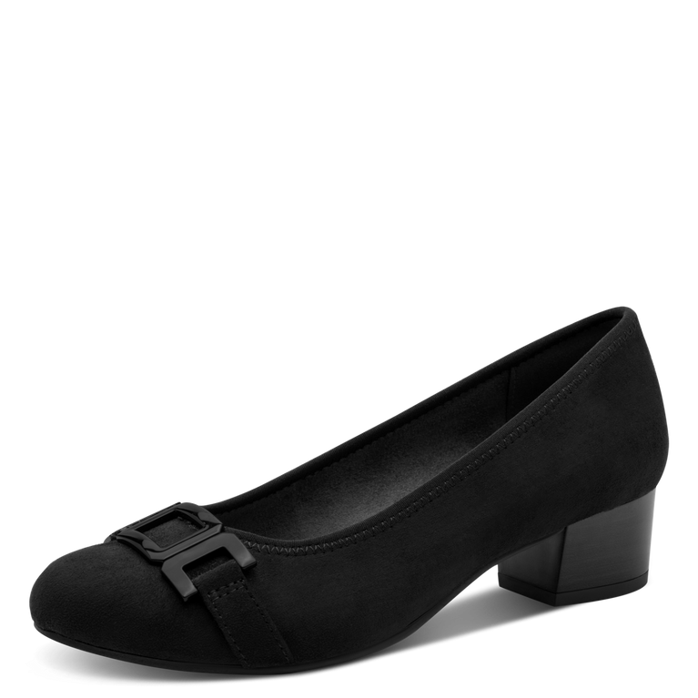 Jana Block Heel Court Shoe 22369-45
