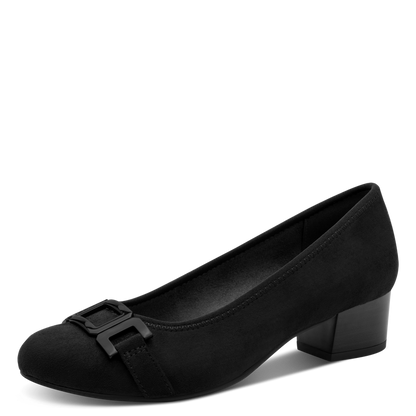 Jana Block Heel Court Shoe 22369-45