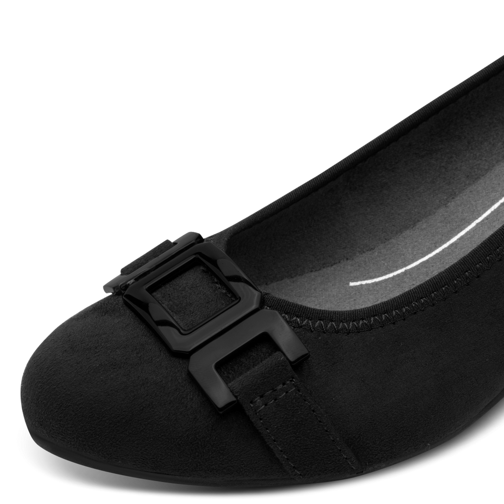 Jana Block Heel Court Shoe 22369-45