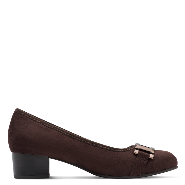 Jana Block Heel Court Shoe 22369-45