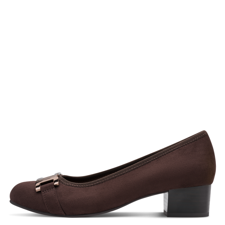 Jana Block Heel Court Shoe 22369-45