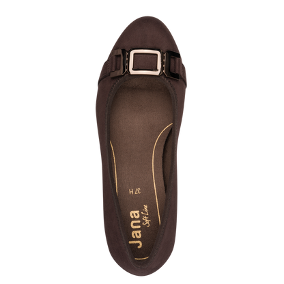 Jana Block Heel Court Shoe 22369-45