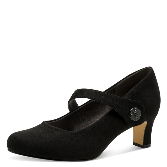 Jana Ladies Wide Fitting Mid Heel 22473-41
