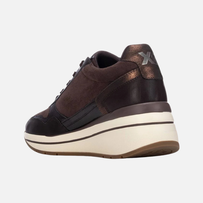 Xti Casual Wedge Runner - Brown 146169