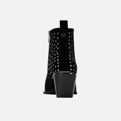 Xti Studded Block Heel Ankle Boot 146480