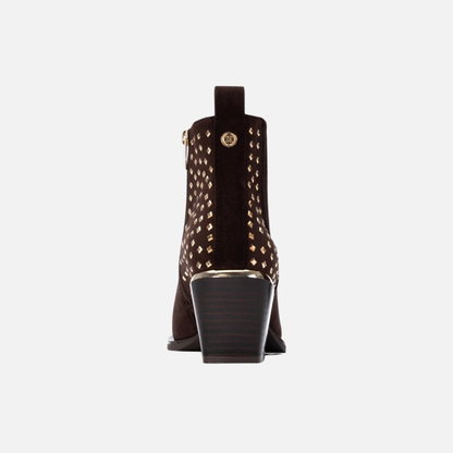 Xti Studded Block Heel Ankle Boot 146480