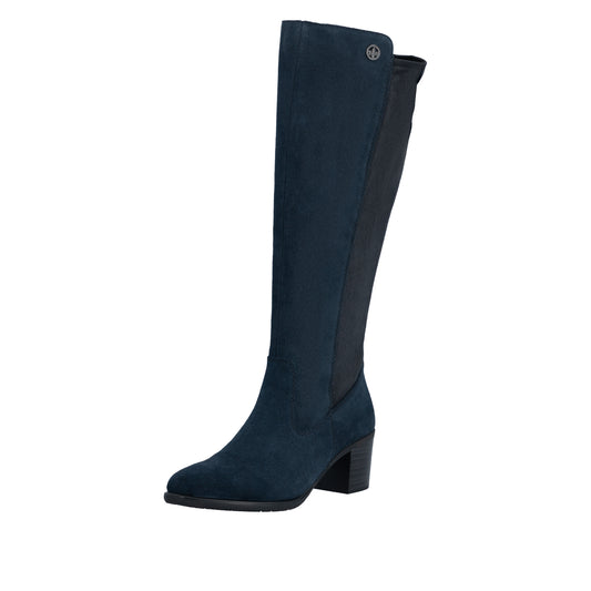 Rieker Knee High Block Heel Boot Y2050