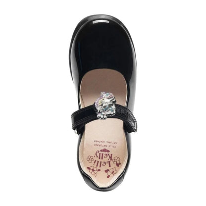Lelli Kelly Unicorn Charm Bianca 8616 - G Fitting - Black Patent Leather