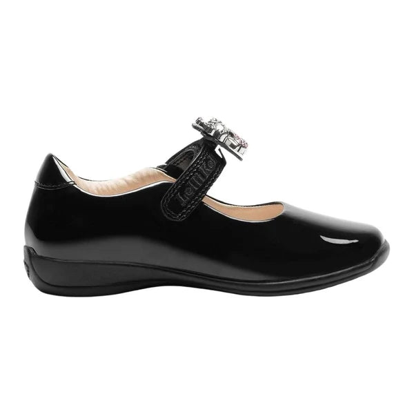 Lelli Kelly Unicorn Charm Bianca 8616 - G Fitting - Black Patent Leather