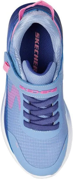 Skechers Wave 92 Navy Pink Girls Runner 303571L